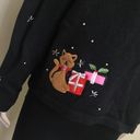 Basic Editions  Vintage Santa Christmas Knit Cardigan Sweater Photo 3