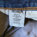 Hudson Jeans Hudson Womens Straight Leg Medium Dark Wash Jeans Flap Pocket Distressed Size 28 Photo 7