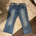 BLUET Jeans Size 13 Capris Embroidered Casual Photo 2