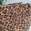 BCBGeneration  Leopard Print Pull On Ankle Wedge Booties Size 11B Photo 4