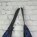 Robin Ruth "JAPAN"  Fabric Purse Tote Zip Closure Black Blue Photo 4