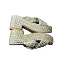 Natural Reflections Beach By Matisse  Woven Raffia Sandals Size 9 Photo 3