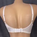 Second Skin New Vintage Olga Simply Perfect Satin Bra 32D  White 33042 Unlined Photo 8