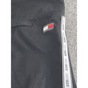 Tommy Hilfiger  Jogger Womens‎ Medium Black Logo Spell Out Sport Legging Photo 1