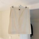 BCBGirls Vintage Y2K Linen Pencil Skirt in Oyster Size 8 Photo 4