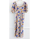 Lush Clothing Lush Boutique Floral Puff Sleeve Midi Dress Photo 1