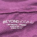 Beyond Yoga  Bamboo Cowl Neck Purple Pullover Sweatshirt Women’s Medium Athletic Photo 2