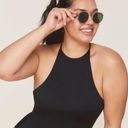 ANDIE  Swim Black Asbury High Neck One Piece Swimsuit Sz L NWT Photo 0