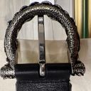 Salvatore Ferragamo Gancini Leather Buckle Belt GV67 9898 Italy 💯 Authentic NEW Photo 6