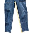 Pilcro  Anthropologie Jeans Womens 27 Blue Patchwork Slim Boyfriend High Rise Photo 8