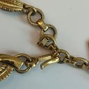 Monet Vintage Chunky Tarnish Resistant Luxe Gold Chocker Logo Necklace  Photo 4