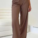 Princess Polly Archer Pants - Chocolate Brown Photo 0