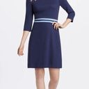 Draper James Solid Persley Ponte Dress Blue Navy Photo 0