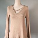 Lost + Wander  | Beige V-neck Bell Sleeve Top Photo 2