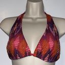 Vix Paula Hermanny  Triangle Bikini Swimsuit Top Beaded Boho Design Women’s 10 Photo 1