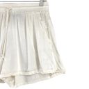 Lounge Blue B Collection Womens Size M  Shorts White Flowy Lightweight Photo 4