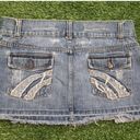 Mossimo Denim Vintage y2k  jean mini skirt with buckle pockets Photo 1