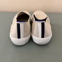 Rothy's  The Sneaker Slip on Shoes in Sand With Blue Trim Women’s Size 7 Photo 4