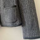 Banana Republic | Woven Paris Tweed Jacket Front Zip Blazer (8) B142 Photo 5