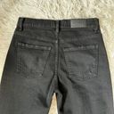 Pistola NWOT  Black Raw Hem Ripped Knee Distressed High Waist Jeans Sz 24/25 Photo 4