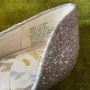 Juicy Couture  Gold Glitter Heels Size 7.5 EUC! Photo 3