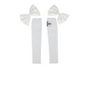 The Bar  Bows Hair Bow Accessory White Womens Photo 1