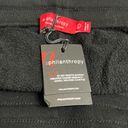 n:philanthropy  Womens Large Distressed Jogger Sweatpants Black Pockets NWT Photo 6