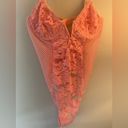 Urban Outfitters bold pink lace bodysuit NWT size Large Photo 3