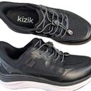 Kizik London Black White Hands Free Casual Comfort Sneaker Womens 7D WIDE Photo 0