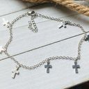 Stainless Steel Cross Ankle Bracelet Anklet Photo 0