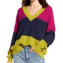 Band of Gypsies NWT  Colorblock Distressed Sweater Photo 0