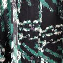 Houndstooth Escada Tie Neck Oversized  Print Blouse size 4/34 Photo 6