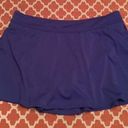 L.L.Bean  Regular Beansport Swim Skirt Blue Skort Mix & Match  Size 16  New Photo 0