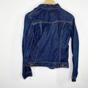 Levi's  Dark Wash Blue 100% Cotton Denim Jean Trucker Jacket Women's Size Small S Photo 1