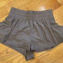 Free People FP  Movement Get Your Flirt On Shorts Athletic Pumice Tan Brown Sz S Photo 4