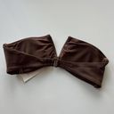 ANDIE  Swim Scala Bikini Top Womens Small Espresso Brown Photo 6