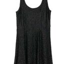 Apt. 9  Floral lace skater dress sz petite medium black fit and flare lined punk Photo 0