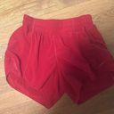 Lululemon Red Hotty Hot Shorts  Photo 0