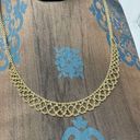 Twisted 14K solid yellow gold  mesh rope necklace, 5.4g Photo 0