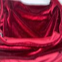 SheIn  Women's Maroon Velvet halter  Crop Top Size 6 Party/Cocktail Photo 7