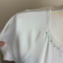 Dockers  cropped blouse, size Medium, long sleeves, beaded, casual, lightweight Photo 2