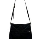 Tory Burch  Nylon Swingpack Crossbody Handbag Purse Black 11" x 11" Photo 1