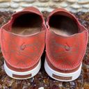 Olukai  Pehuea Lau Paprika Leather Lei Drop in Heel Easy On/Off Slip On 6.5 EUC! Photo 4