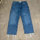 Reformation  Fawcett Wide Leg Raw Hem Jean Sydney 29 Photo 4