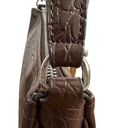 JW Pei  Eva Croc Shoulder Bag - Chocolate Brown Photo 3
