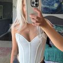 White Corset Top Size XS Photo 0