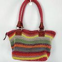 The Sak  Y2K Multicolor Woven Boho Mini Satchel Photo 0