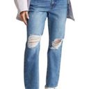 Good American  Womens 4/27 Good Vintage Raw Hem Straight Leg Jeans NEW Photo 0