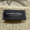 Wooden Ships  large cream and gray striped wool/mohair blend sweater size M/L Photo 2