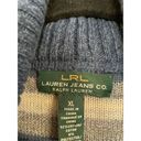 Krass&co Lauren jeans  striped shawl neck cardigan size xl Photo 2